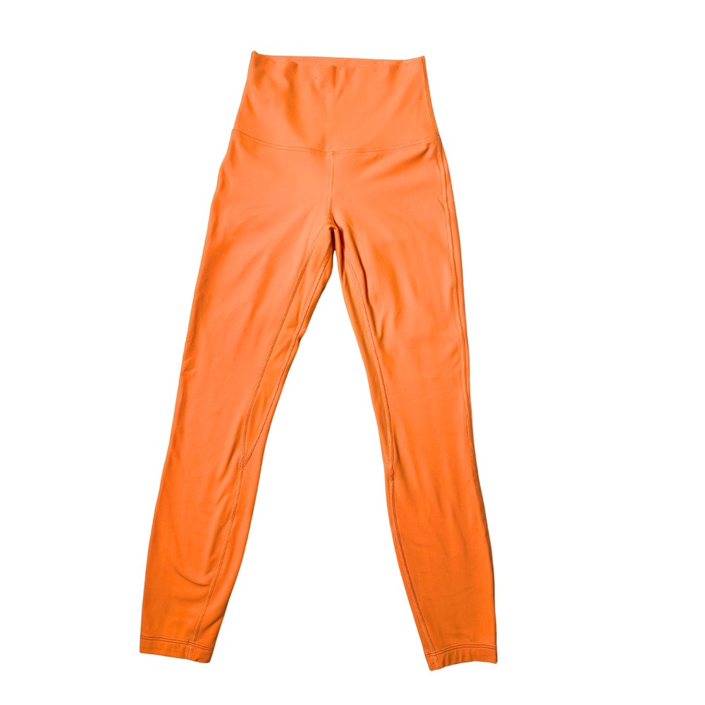 lululemon High-Rise Leggins Orange Women's full length Yoga Pants